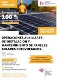 imagen pequeña : Formación  OPERACIONES AUXILIARES DE INSTALACION Y MANTENIMIENTO DE PANELES SOLARES FOTOVOLTAICOS